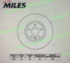Диск тормозной "Miles" K000097