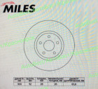 Диск тормозной "Miles" K000101
