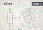 Диск тормозной "MILES" K000348 (43512-16120)