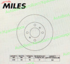 Диск тормозной "MILES" K000127 (MB699283)