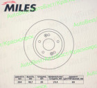 Диск тормозной "MILES" K000553 (51712-26100)