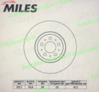 Диск тормозной "MILES" K000519 (30636074)