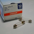 6413 / Лампа "Osram" 6413 (C5W 12V 5W SV8.5-8 (T11X41))