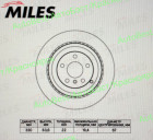 Диск тормозной "Miles" K010207